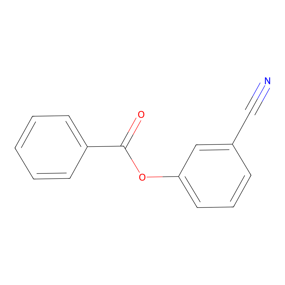 Benzonitrile, 3-(benzoyloxy)- molecular structure, CAS 16513-76-1