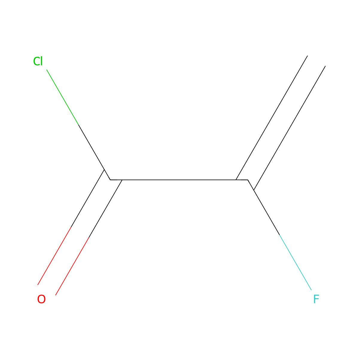 2-Fluoroacryloyl chloride molecular structure, CAS 16522-55-7