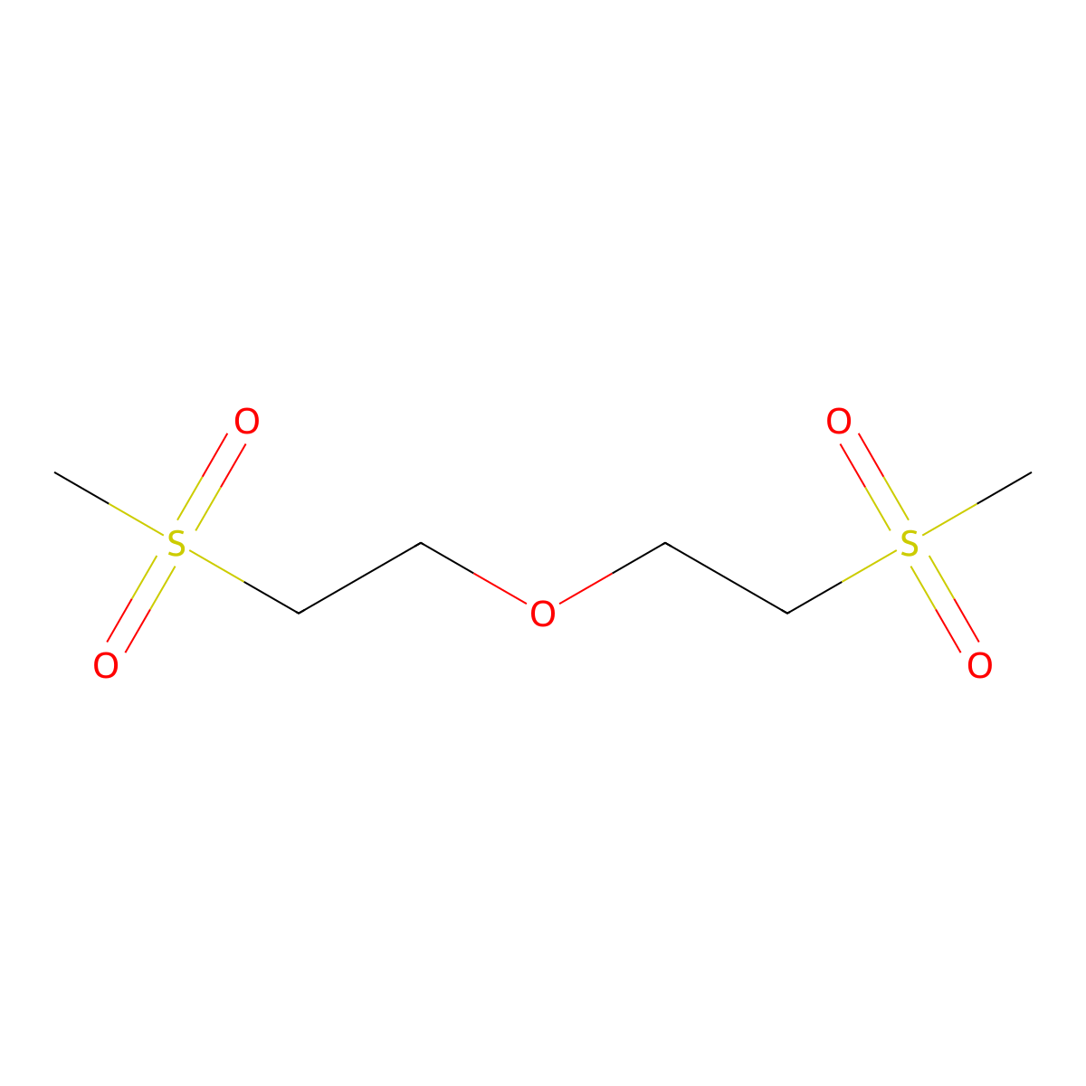 1-(Methylsulfonyl)-2-[2-(methylsulfonyl)ethoxy]ethane molecular structure, CAS 16523-03-8