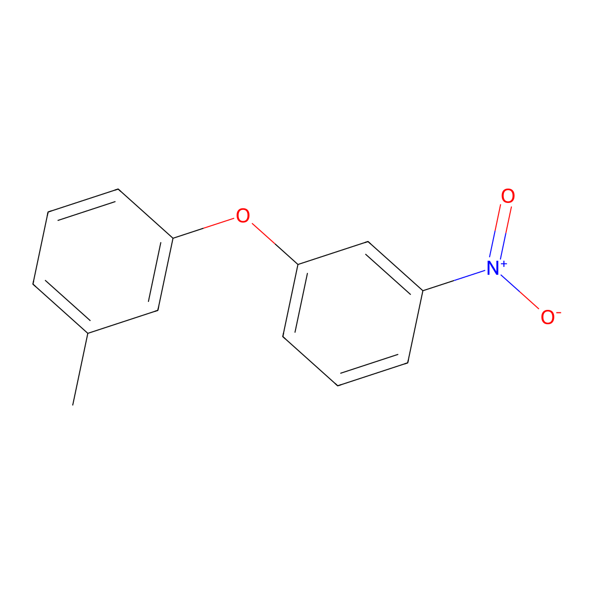 1-Methyl-3-(3-nitrophenoxy)benzene molecular structure, CAS 165256-89-3
