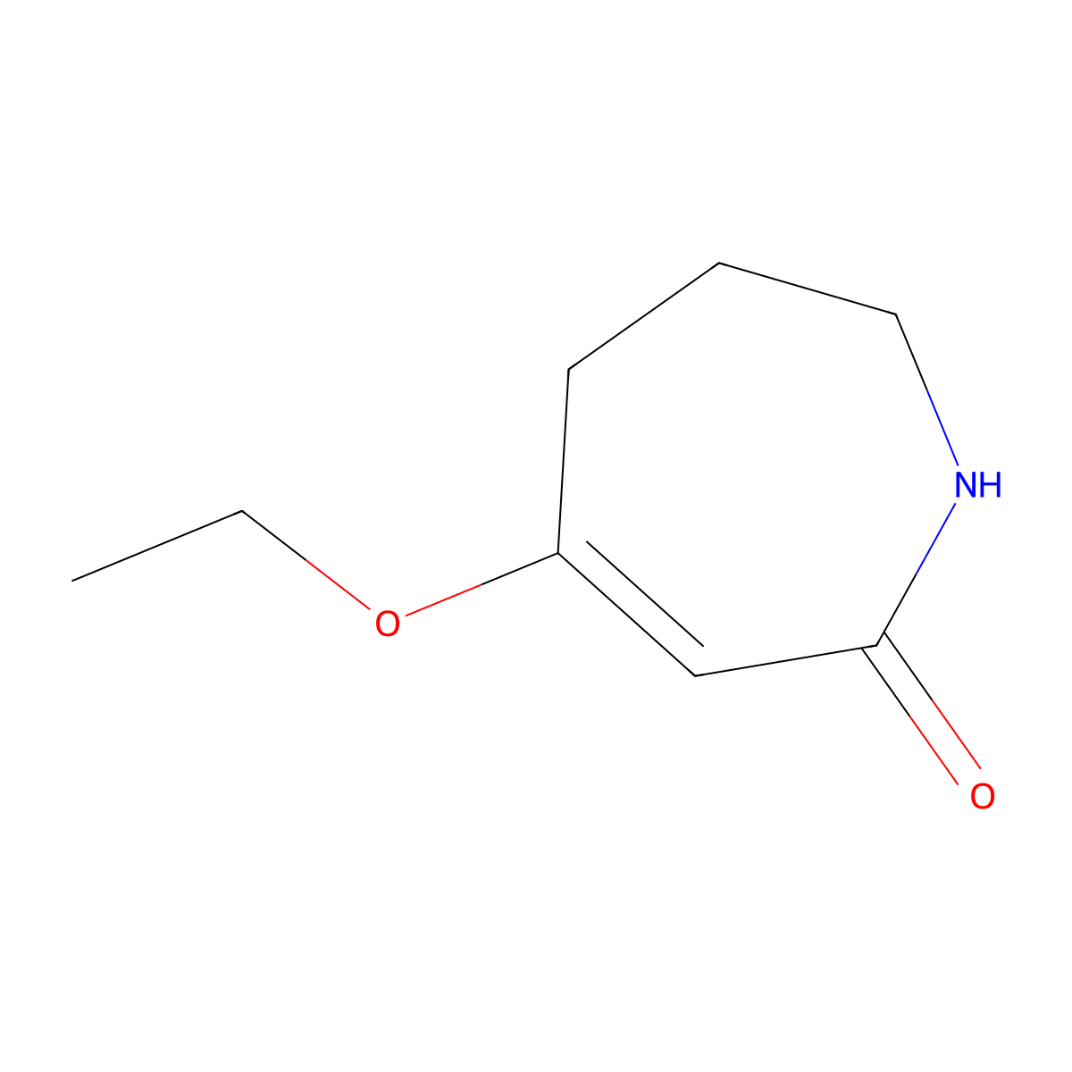 4-ethoxy-6,7-dihydro-1H-azepin-2(5H)-one molecular structure, CAS 165257-04-5