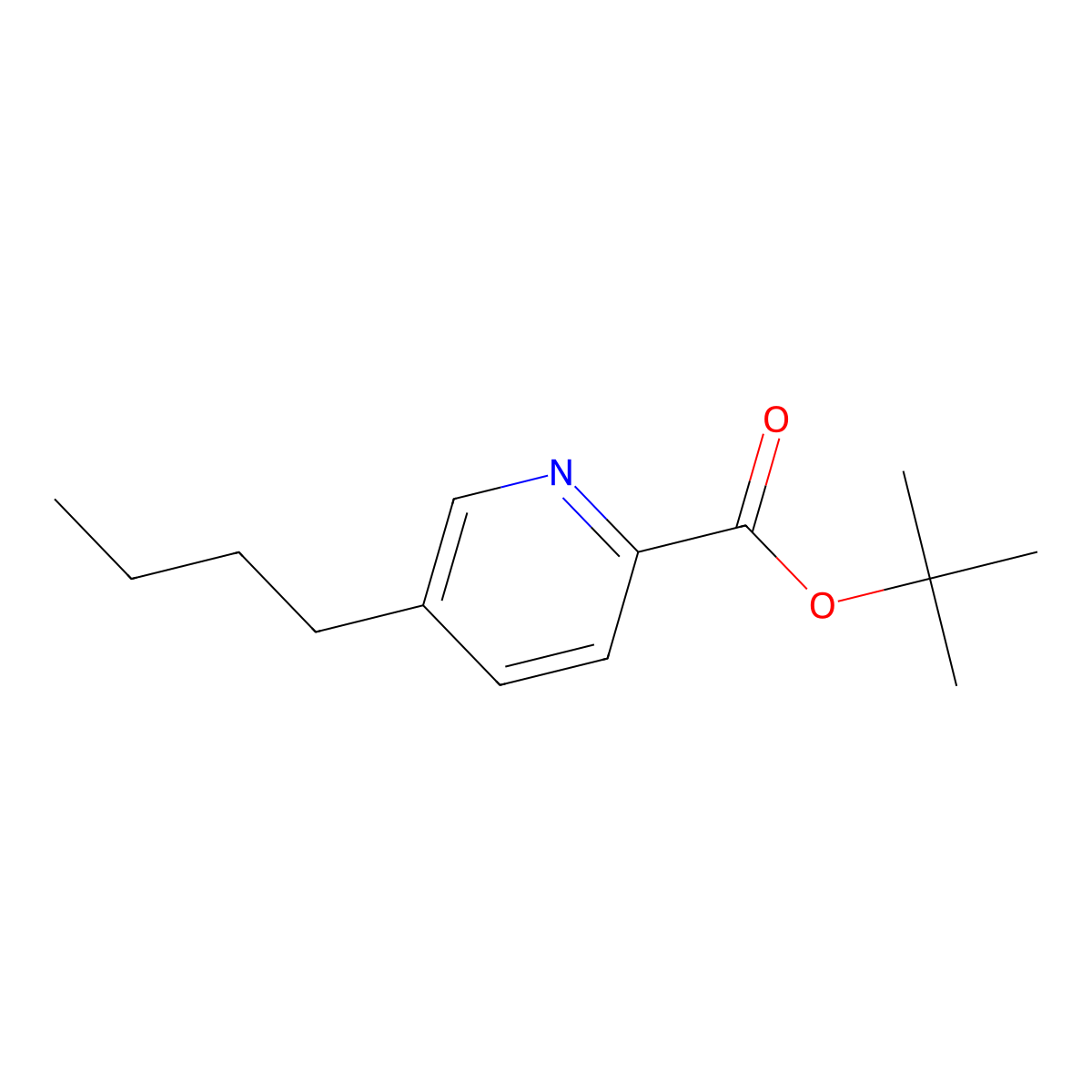 tert-Butyl 5-butylpicolinate molecular structure, CAS 165275-94-5