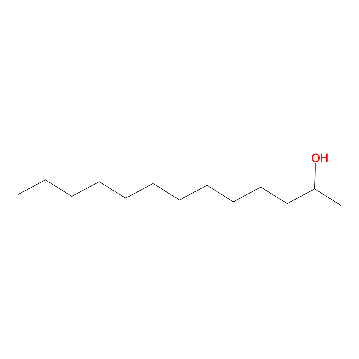 2-Tridecanol molecular structure, CAS 1653-31-2