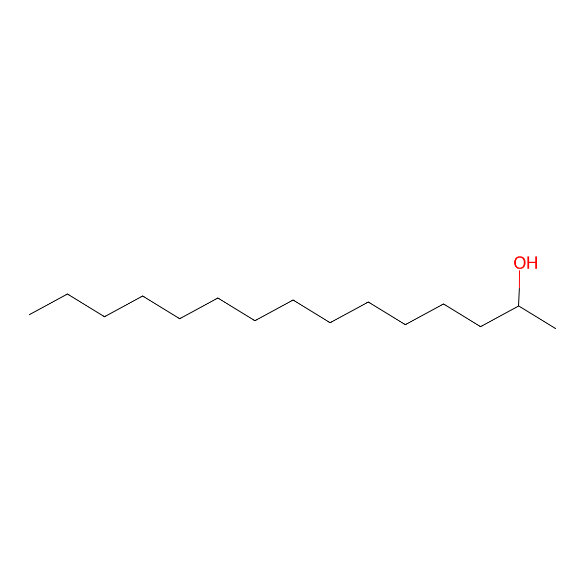 Pentadecan-2-ol molecular structure, CAS 1653-34-5