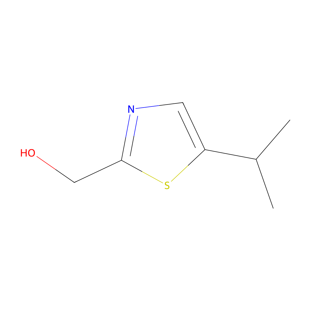 [5-(Propan-2-yl)-1,3-thiazol-2-yl]methanol molecular structure, CAS 165315-71-9