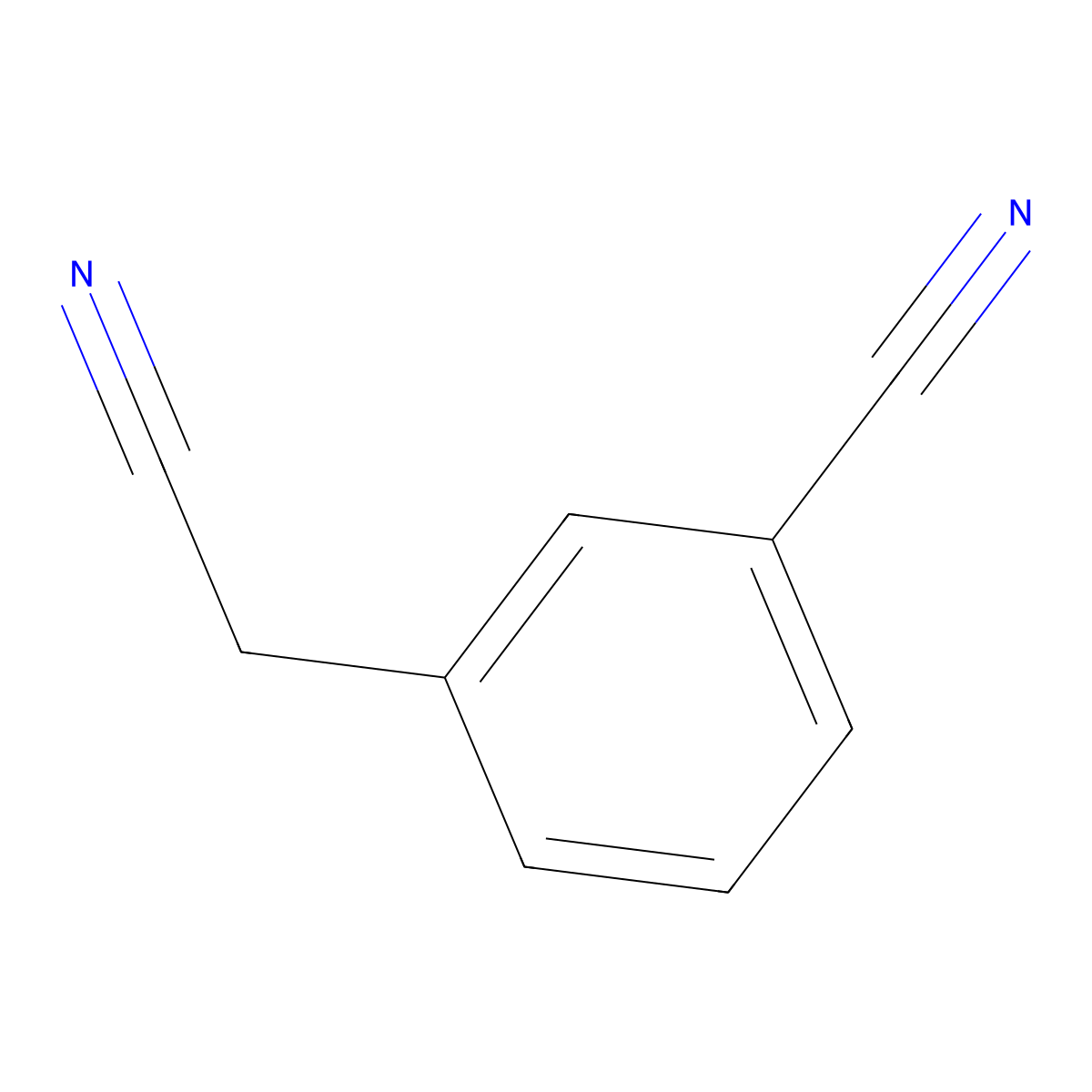 3-(Cyanomethyl)benzonitrile molecular structure, CAS 16532-78-8