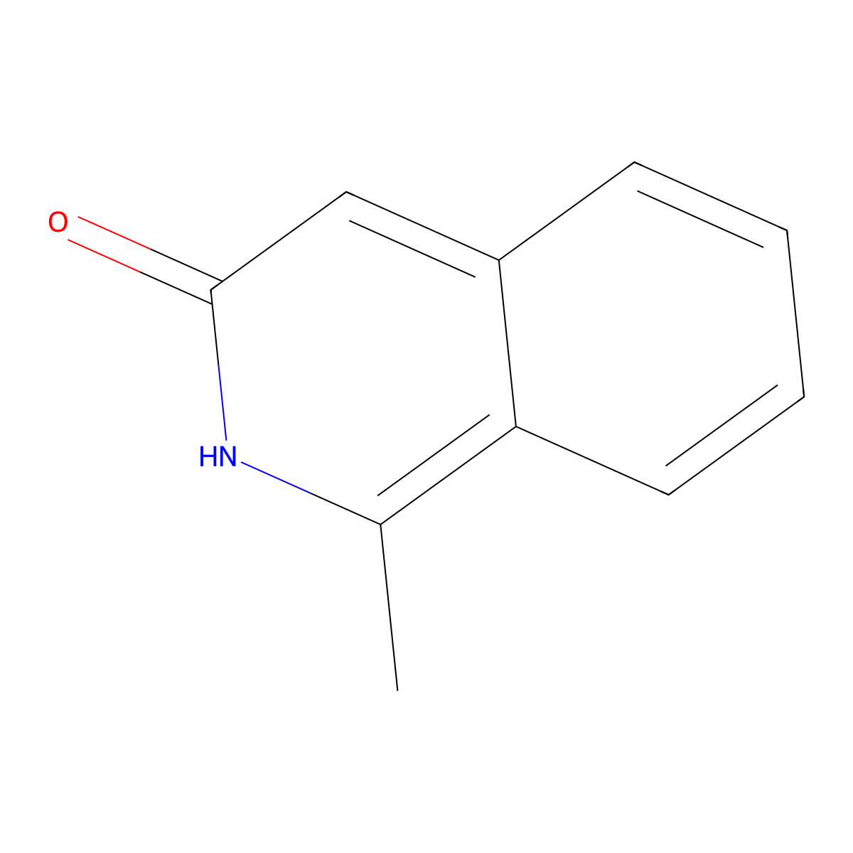 1-Methylisoquinolin-3-ol molecular structure, CAS 16535-89-0