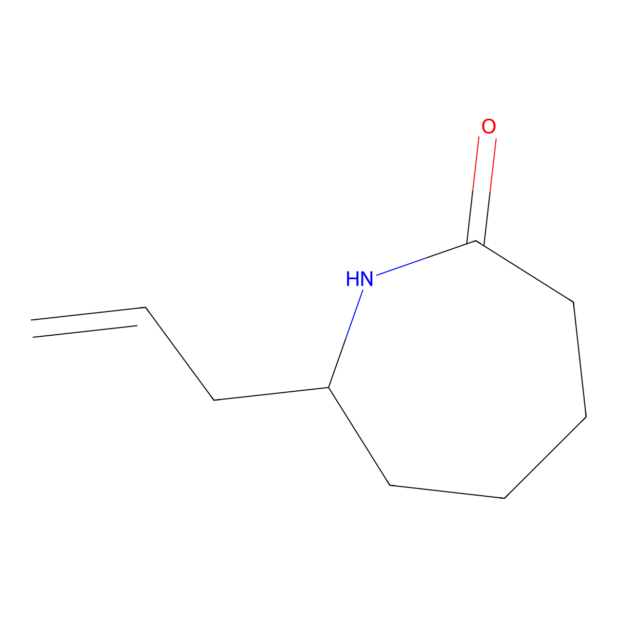 Hexahydro-7-(2-propenyl)-1h-azepin-2-one molecular structure, CAS 165385-96-6