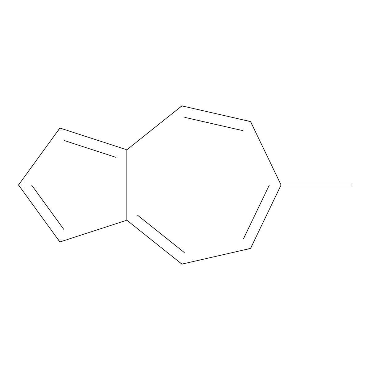 6-Methylazulene molecular structure, CAS 1654-52-0