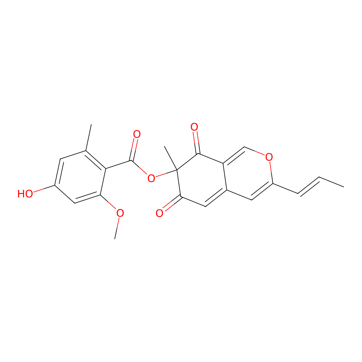 2''-O-Methylmitorubrin molecular structure, CAS 165460-82-2