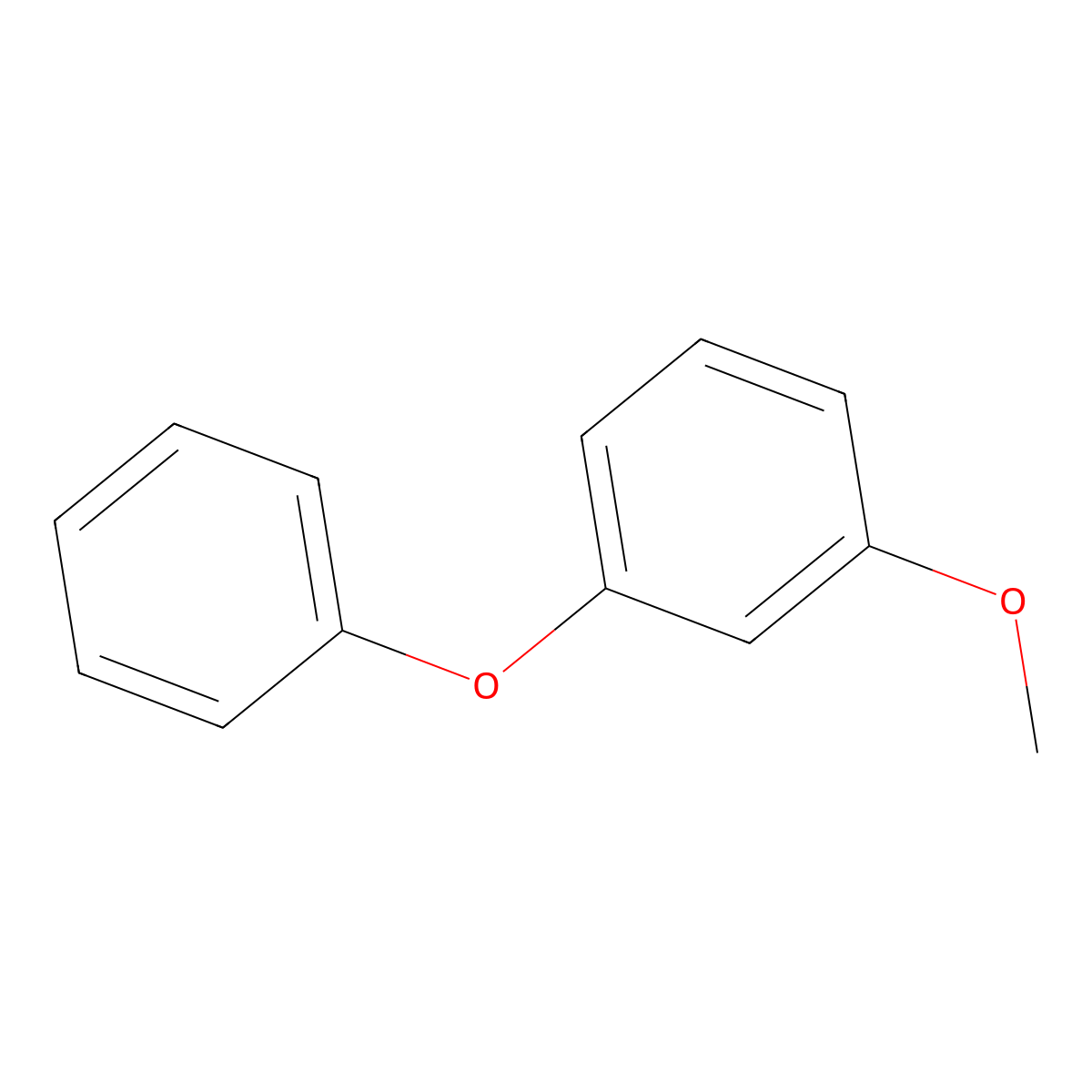 1-Methoxy-3-phenoxybenzene molecular structure, CAS 1655-68-1