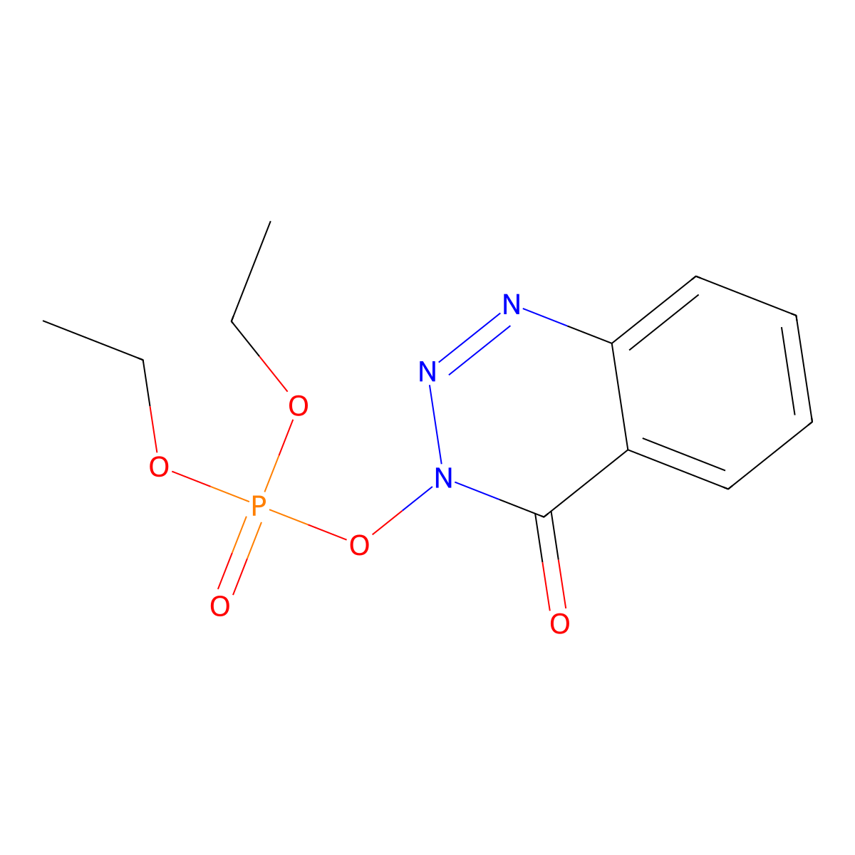 3-(Diethoxyphosphoryloxy)-1,2,3-benzotriazin-4(3H)-one molecular structure, CAS 165534-43-0