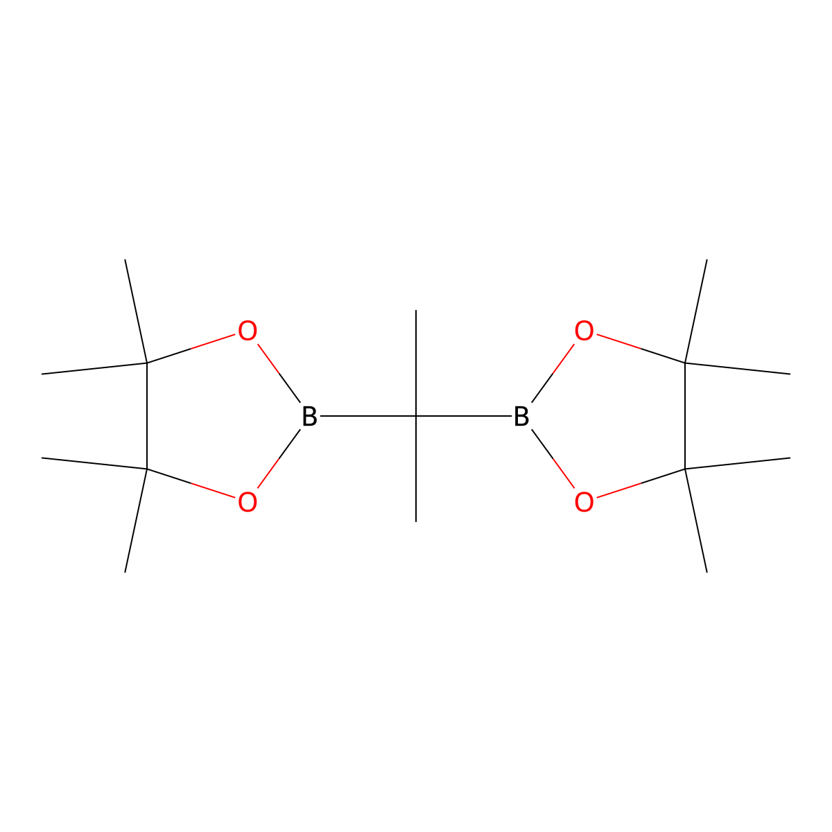 2,2'-(Propane-2,2-diyl)bis(4,4,5,5-tetramethyl-1,3,2-dioxaborolane) molecular structure, CAS 1655490-55-3