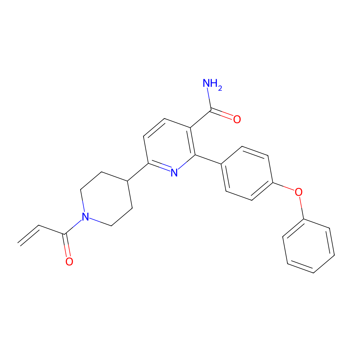 Orelabrutinib molecular structure, CAS 1655504-04-3