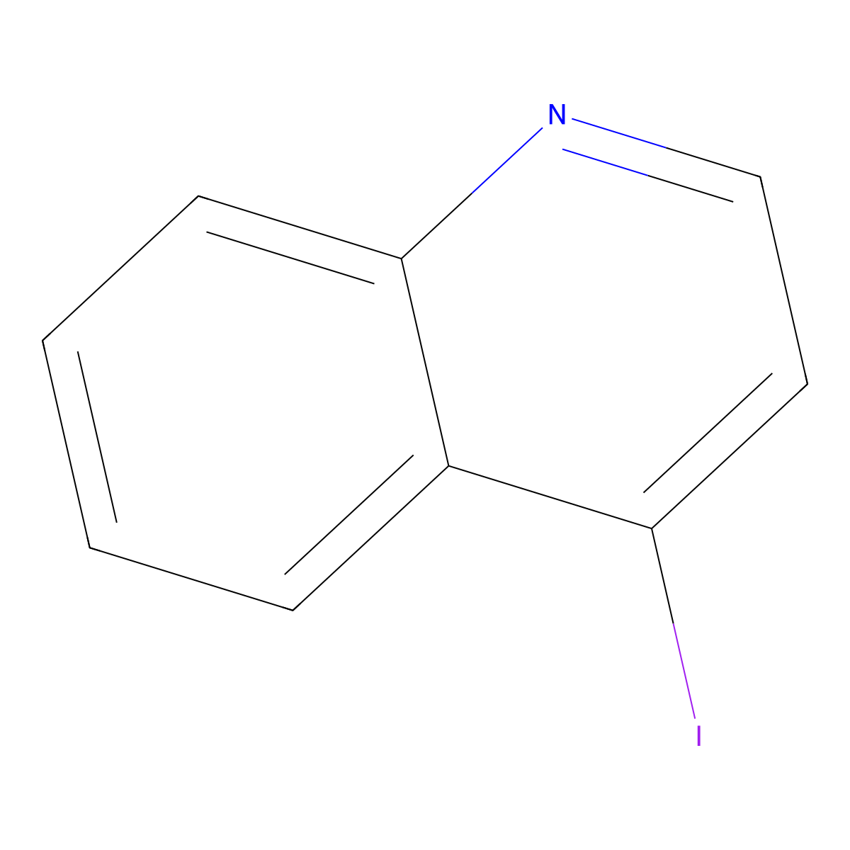 4-Iodoquinoline molecular structure, CAS 16560-43-3