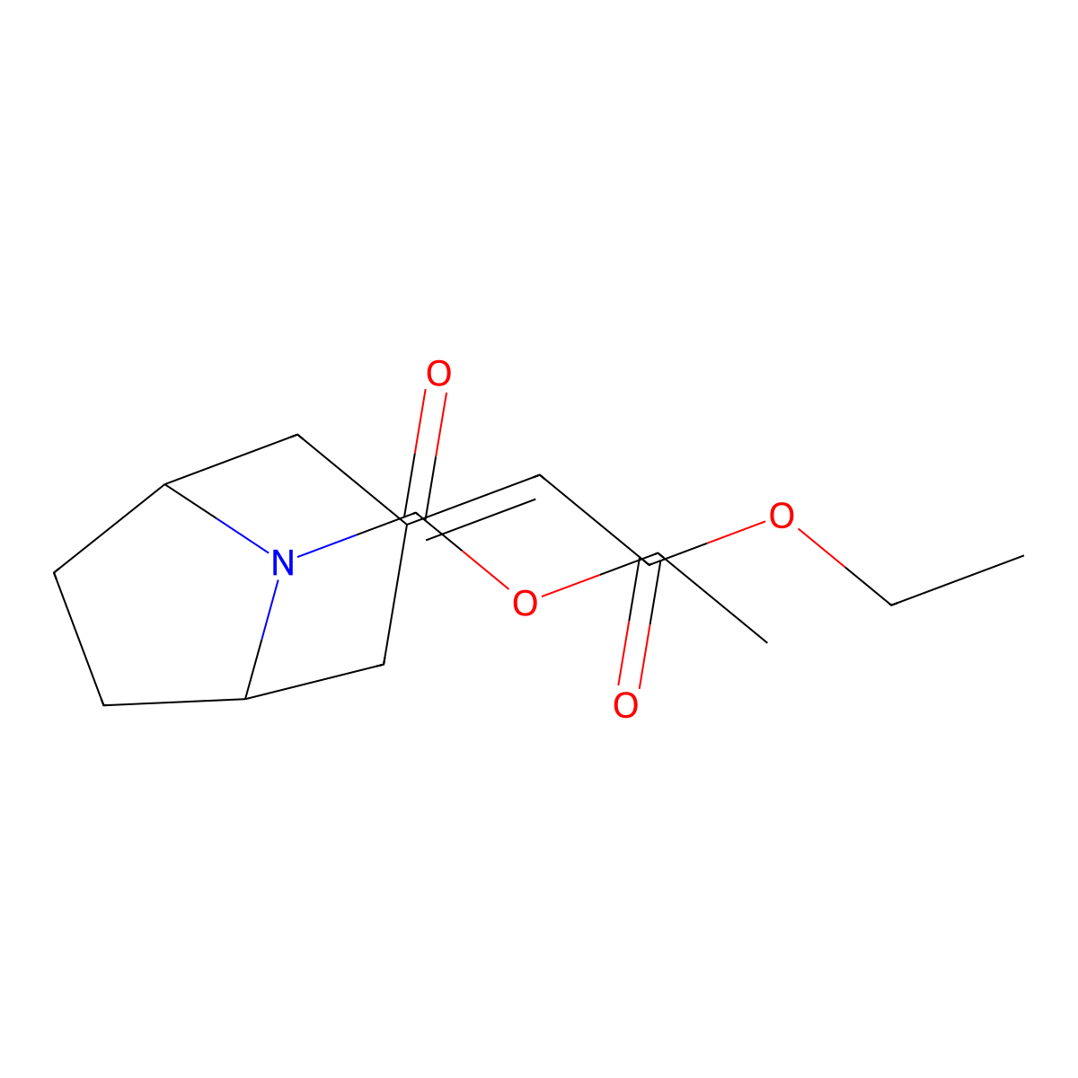 ethyl (3E)-3-(2-ethoxy-2-oxoethylidene)-8-azabicyclo[3.2.1]octane-8-carboxylate molecular structure, CAS 1656294-86-8