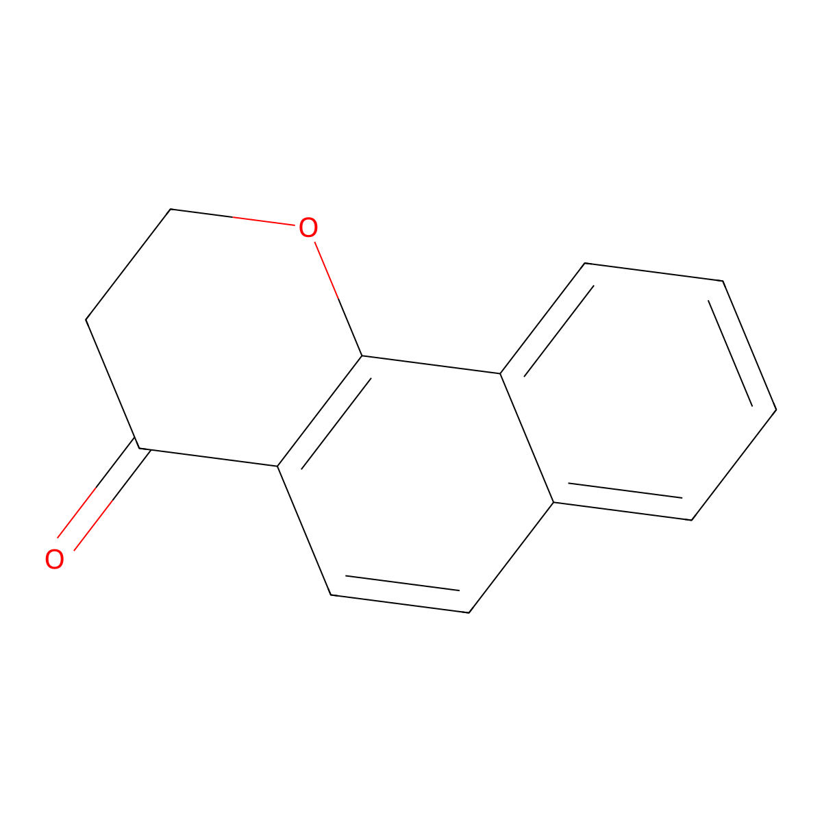 2,3-dihydro-4H-benzo[h]chromen-4-one molecular structure, CAS 16563-51-2