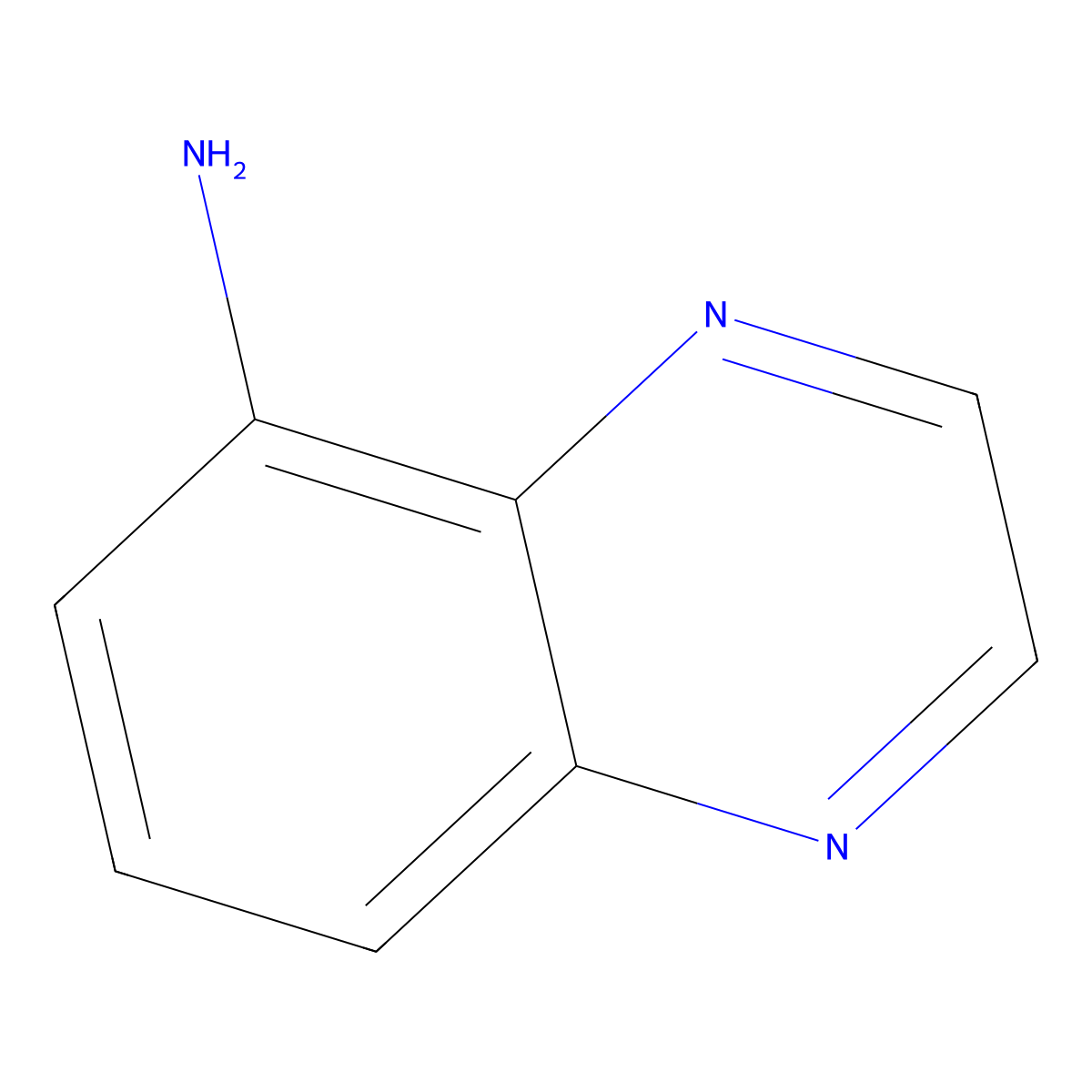 5-Aminoquinoxaline molecular structure, CAS 16566-20-4
