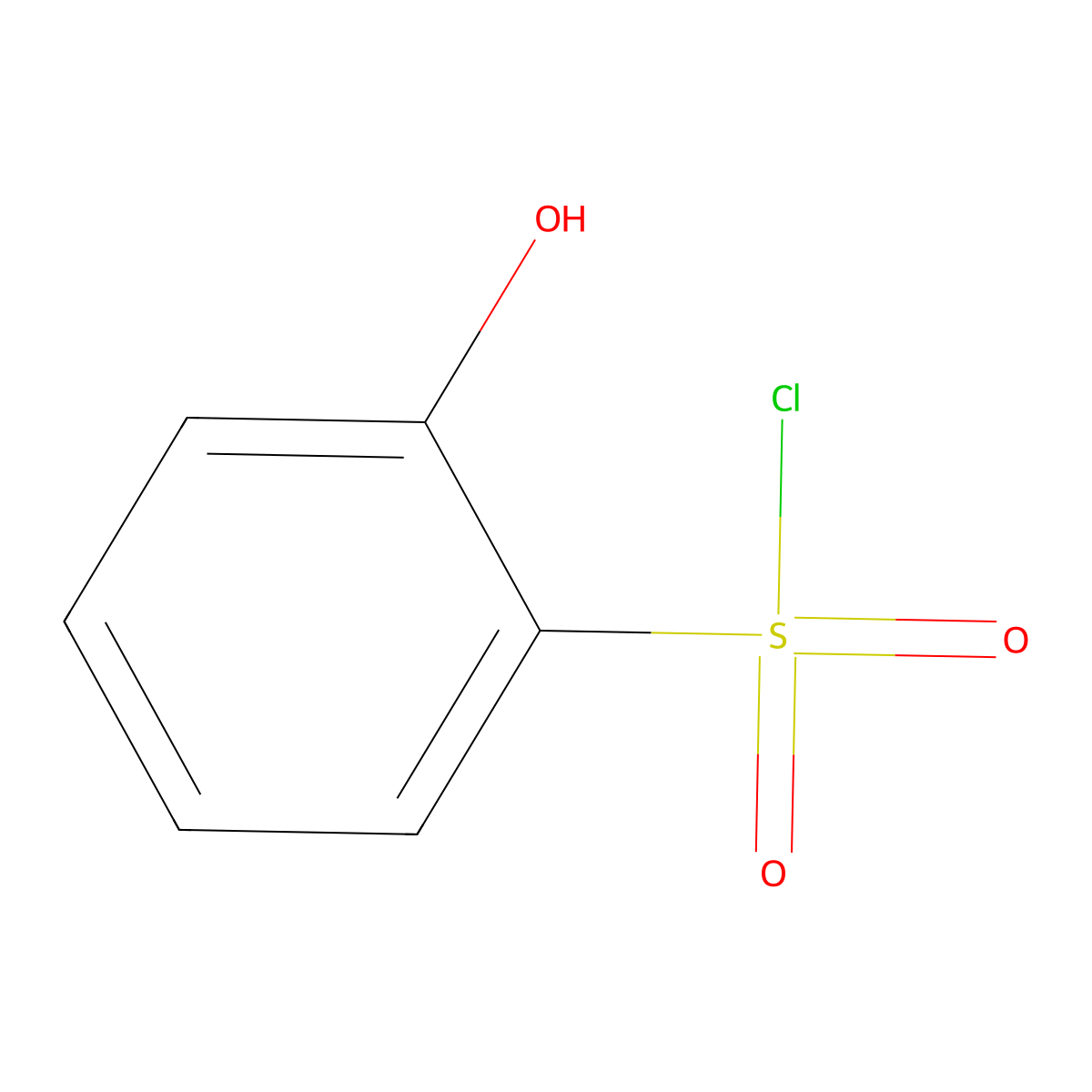 2-Hydroxybenzene-1-sulfonyl chloride molecular structure, CAS 165661-52-9