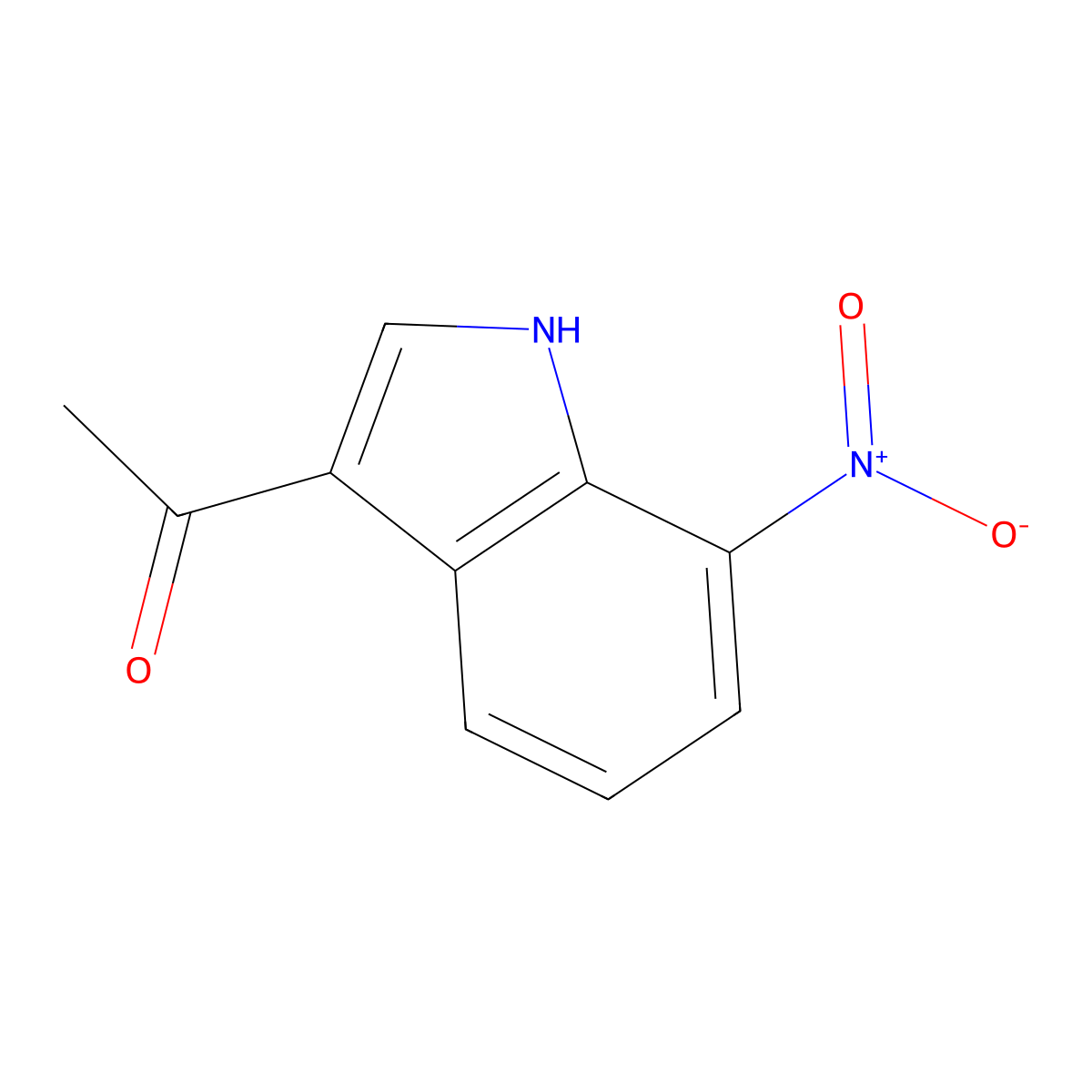 1-(7-Nitro-1H-indol-3-YL)ethanone molecular structure, CAS 165669-21-6