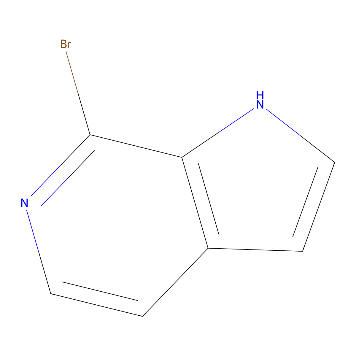 7-Bromo-6-azaindole molecular structure, CAS 165669-35-2