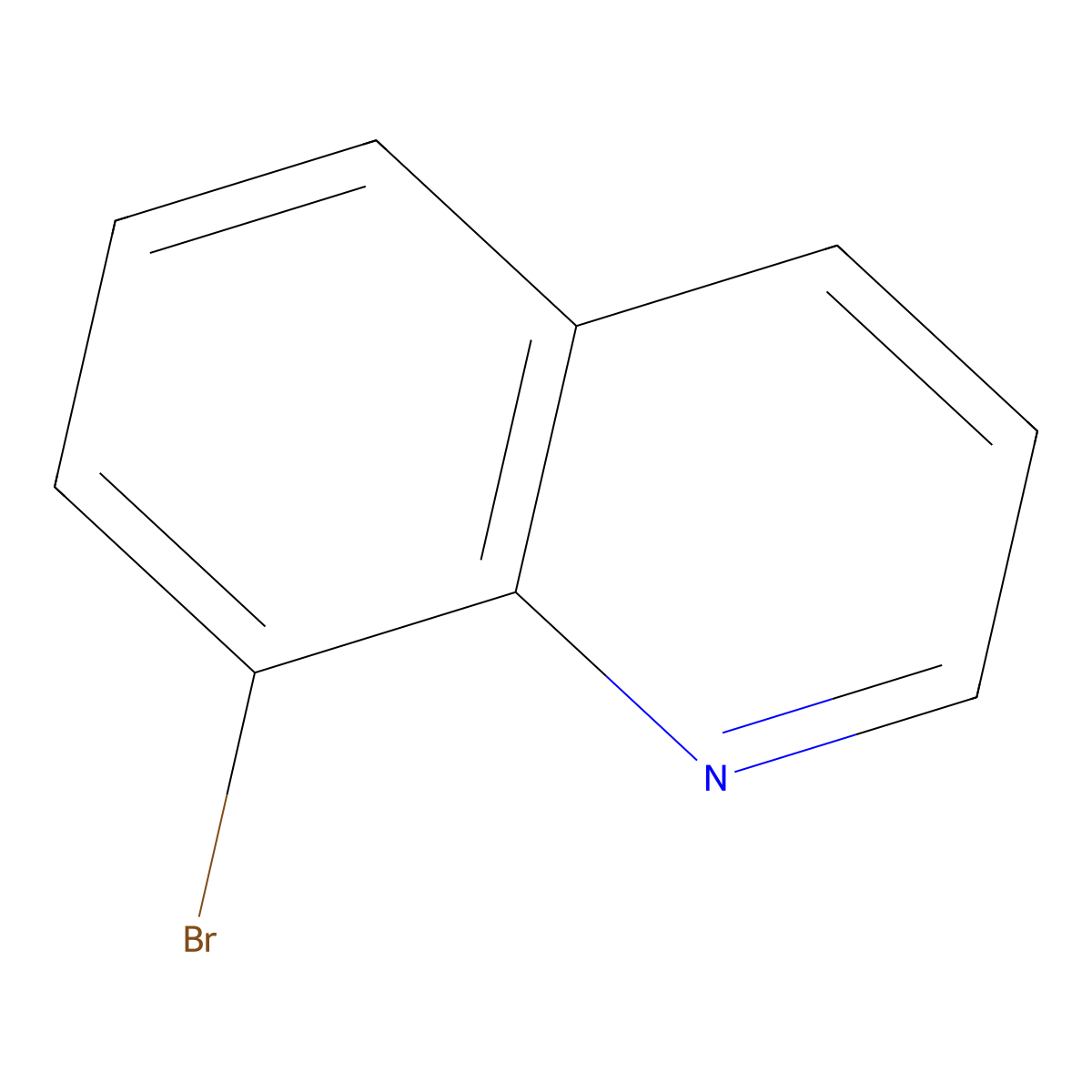 8-Bromoquinoline molecular structure, CAS 16567-18-3