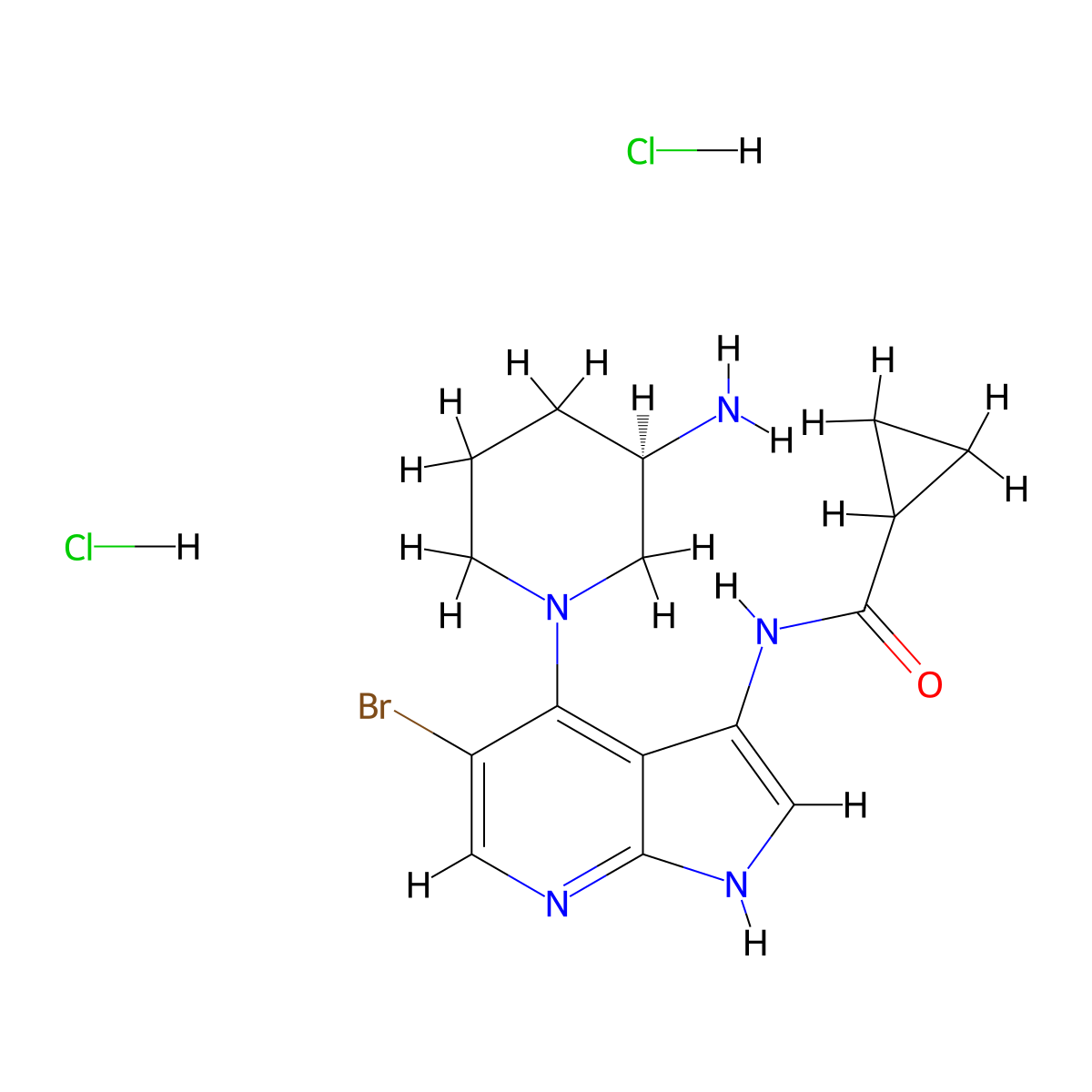GDC-0575 dihydrochloride molecular structure, CAS 1657014-42-0