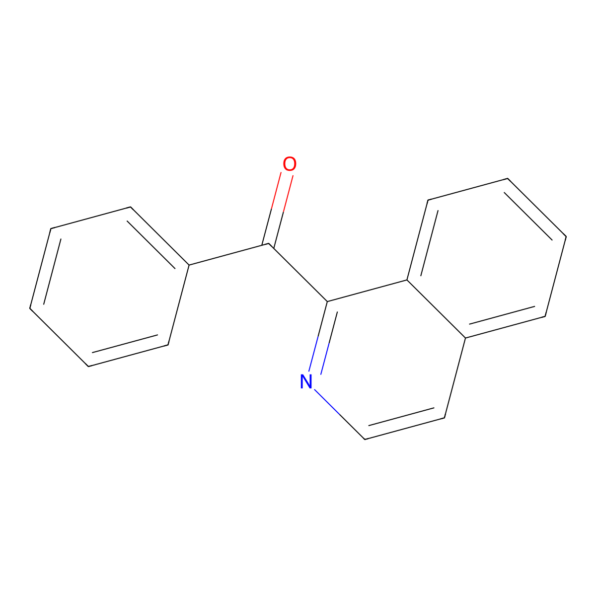 1-Isoquinolinyl phenyl ketone molecular structure, CAS 16576-23-1