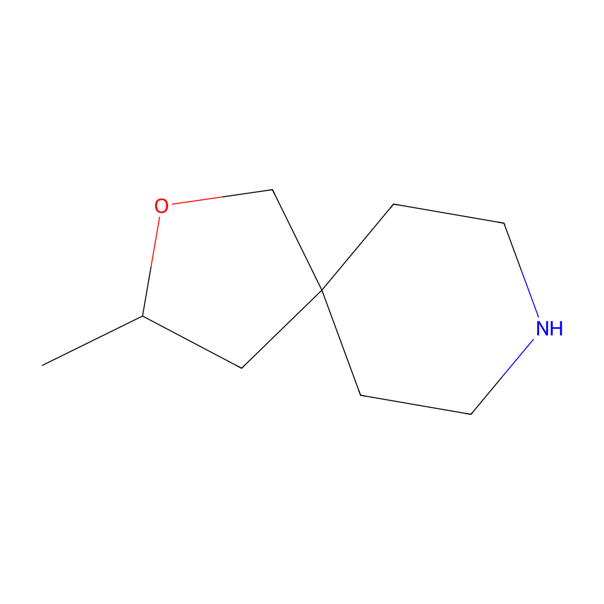 3-Methyl-2-oxa-8-azaspiro[4.5]decane molecular structure, CAS 1657742-07-8