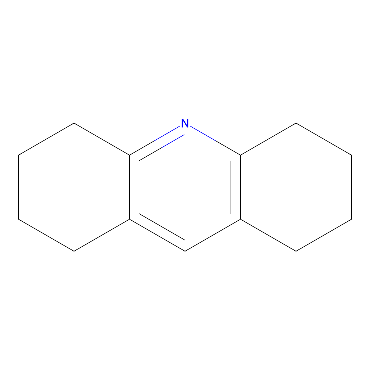 1,2,3,4,5,6,7,8-Octahydroacridine molecular structure, CAS 1658-08-8