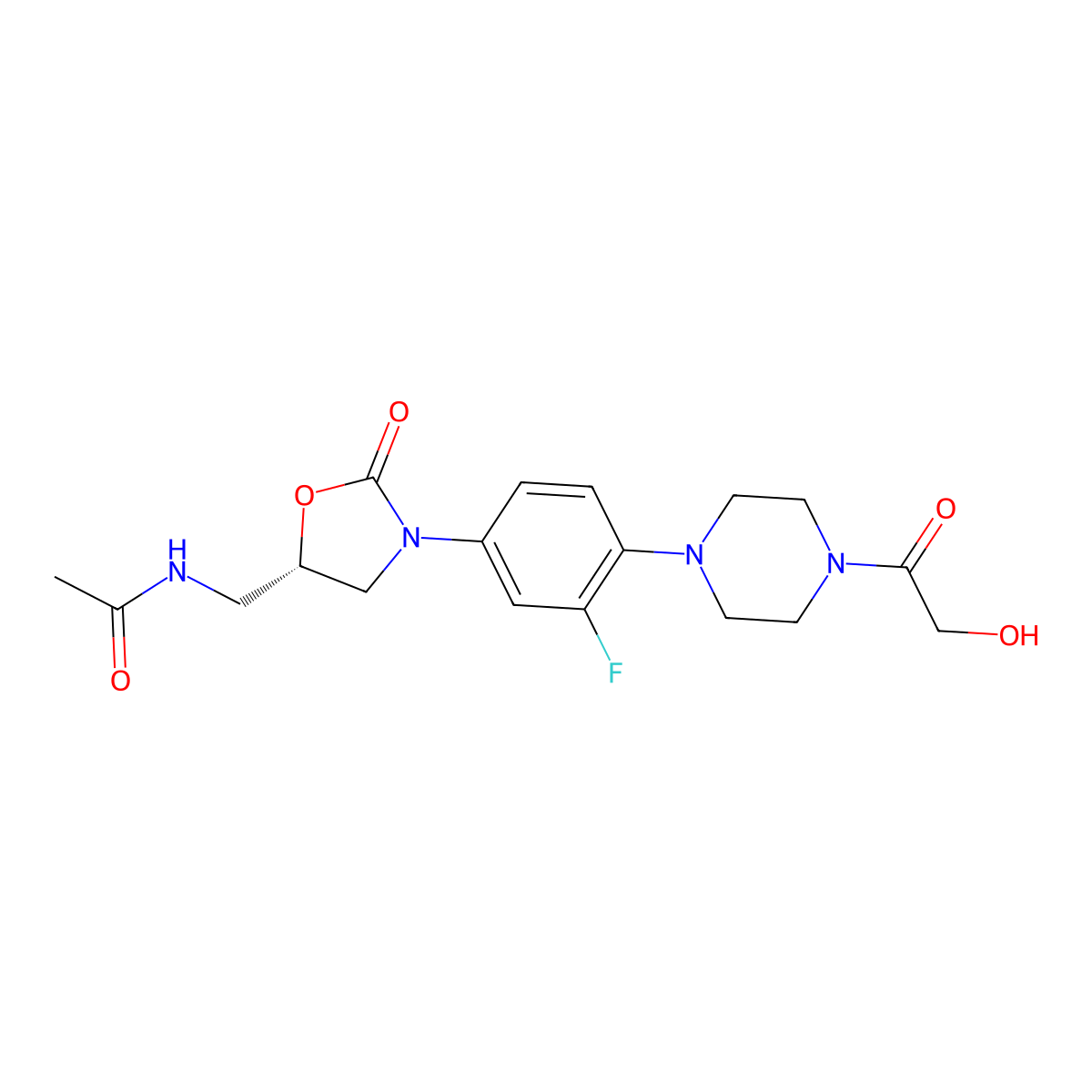 Eperezolid molecular structure, CAS 165800-04-4