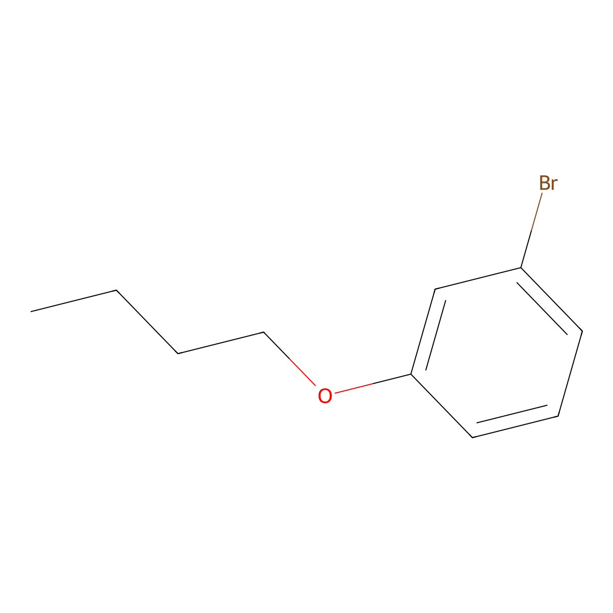 1-Bromo-3-butoxybenzene molecular structure, CAS 165800-57-7