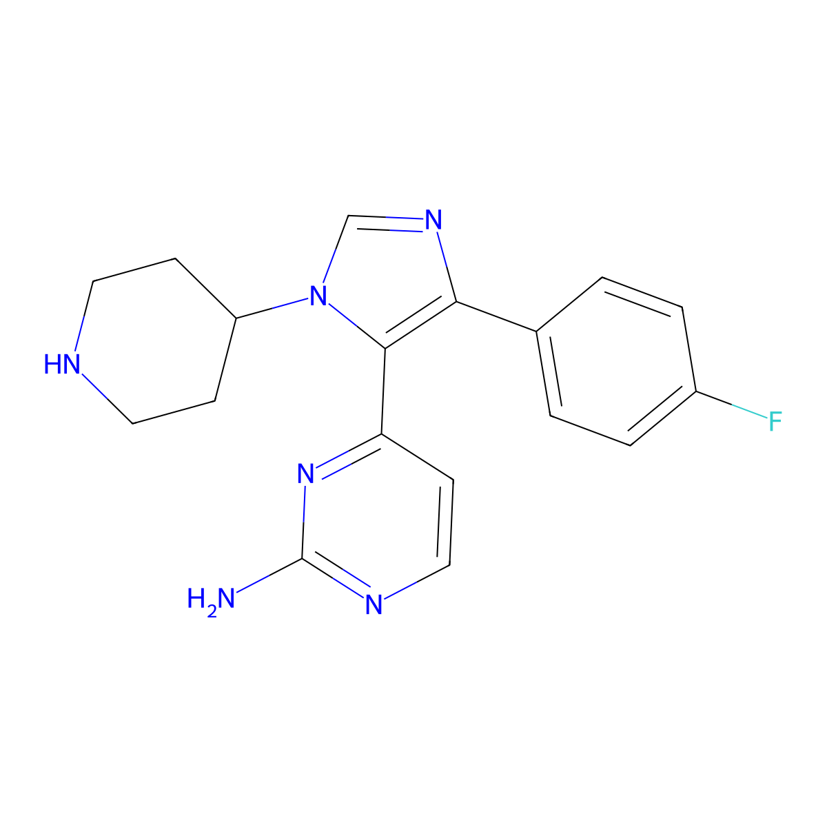 SB-220025 molecular structure, CAS 165806-53-1