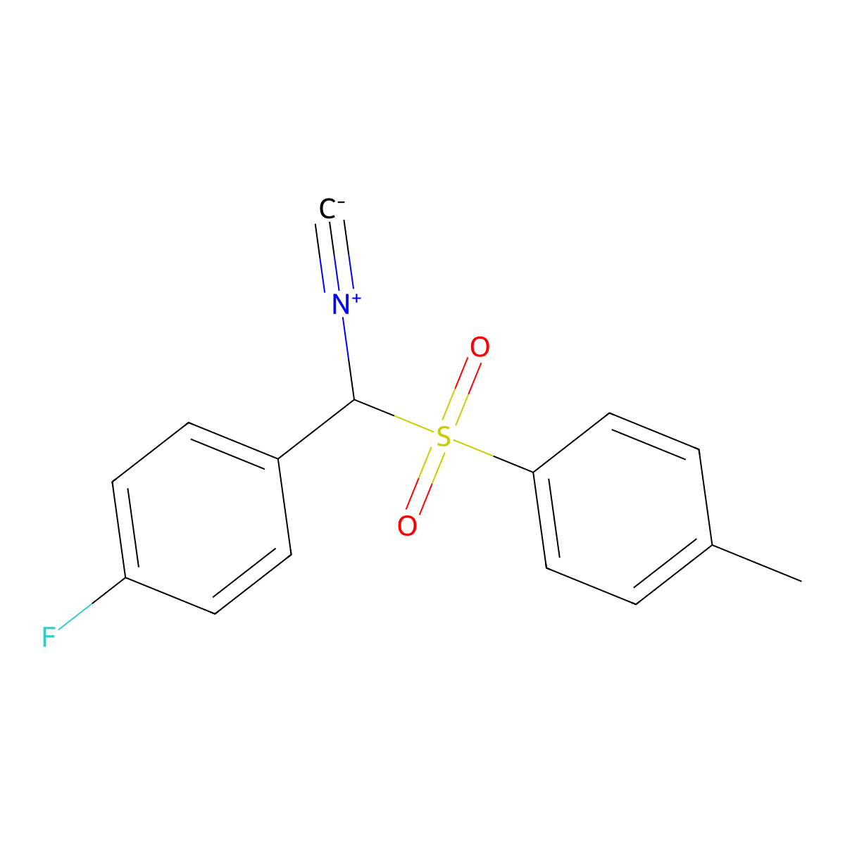 a-Tosyl-(4-fluorobenzyl) isocyanide molecular structure, CAS 165806-95-1