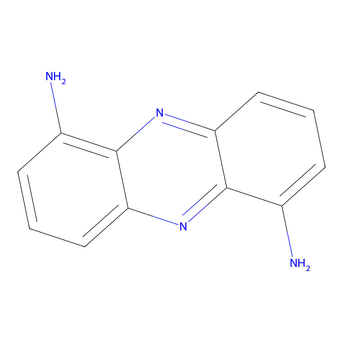 1,6-Diaminophenazine molecular structure, CAS 16582-03-9