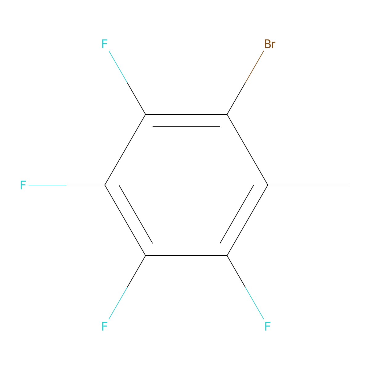 2-Bromo-3,4,5,6-tetrafluorotoluene molecular structure, CAS 16583-13-4