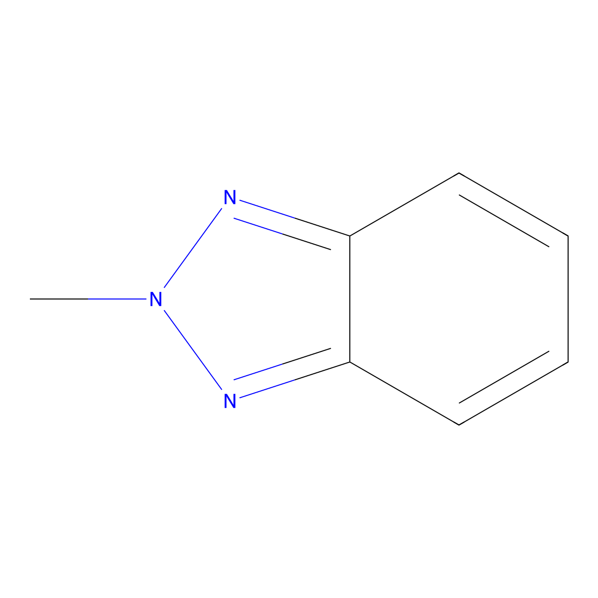 2-Methyl-1,2,3-benzotriazole molecular structure, CAS 16584-00-2