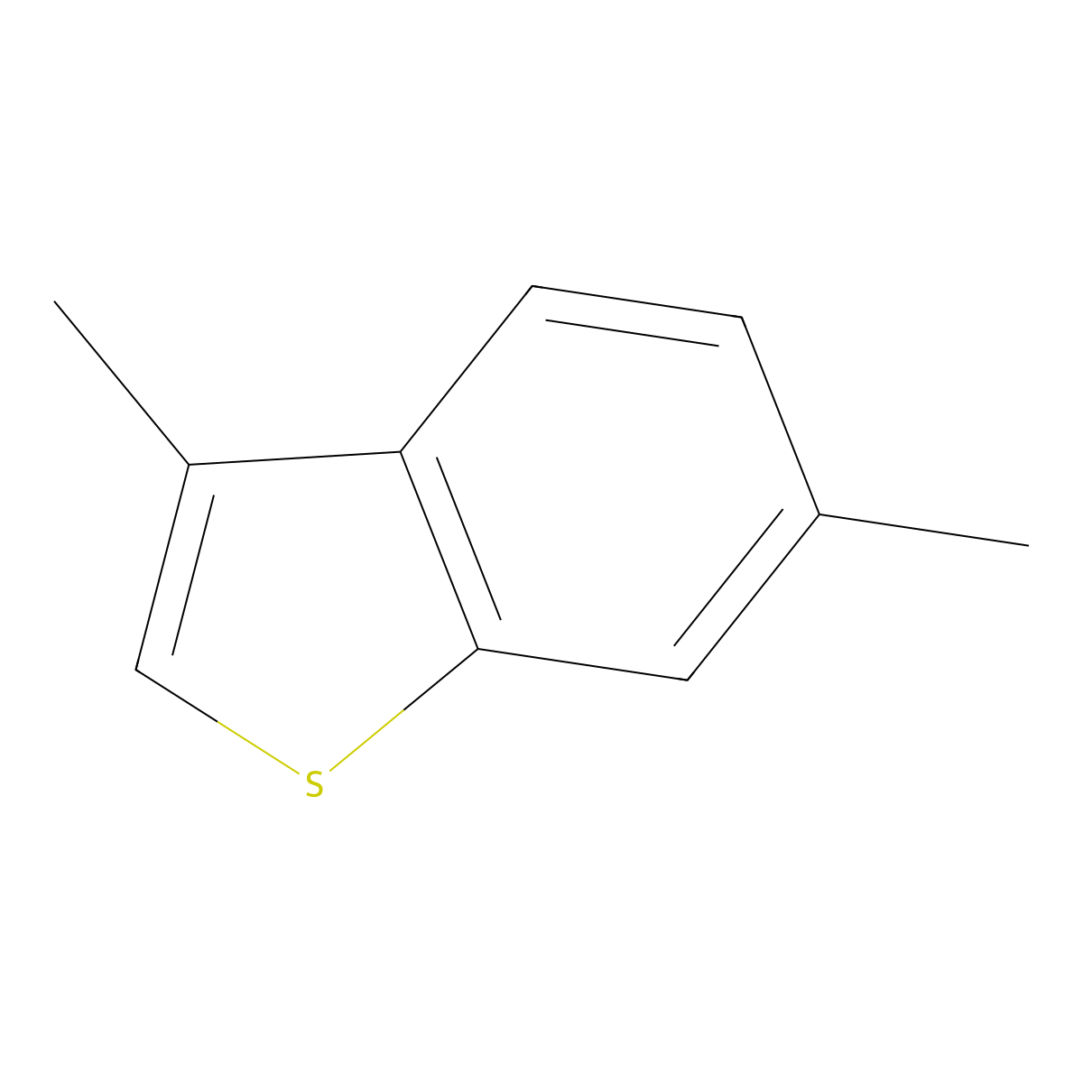 3,6-Dimethyl-1-benzothiophene molecular structure, CAS 16587-50-1