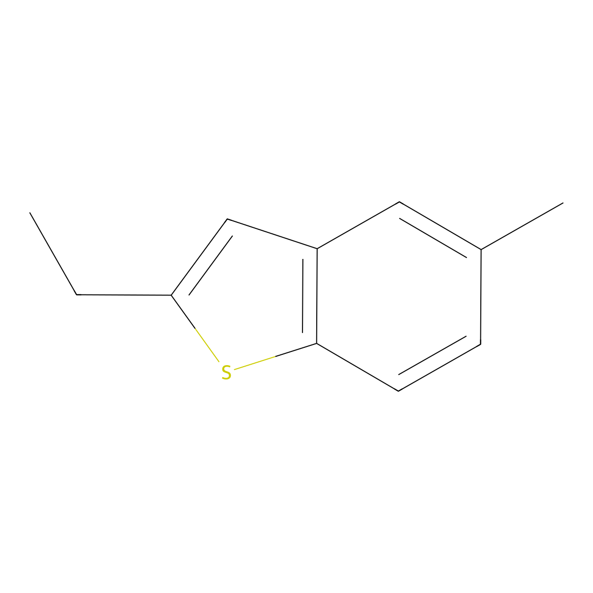 2-Ethyl-5-methylbenzo[b]thiophene molecular structure, CAS 16587-51-2