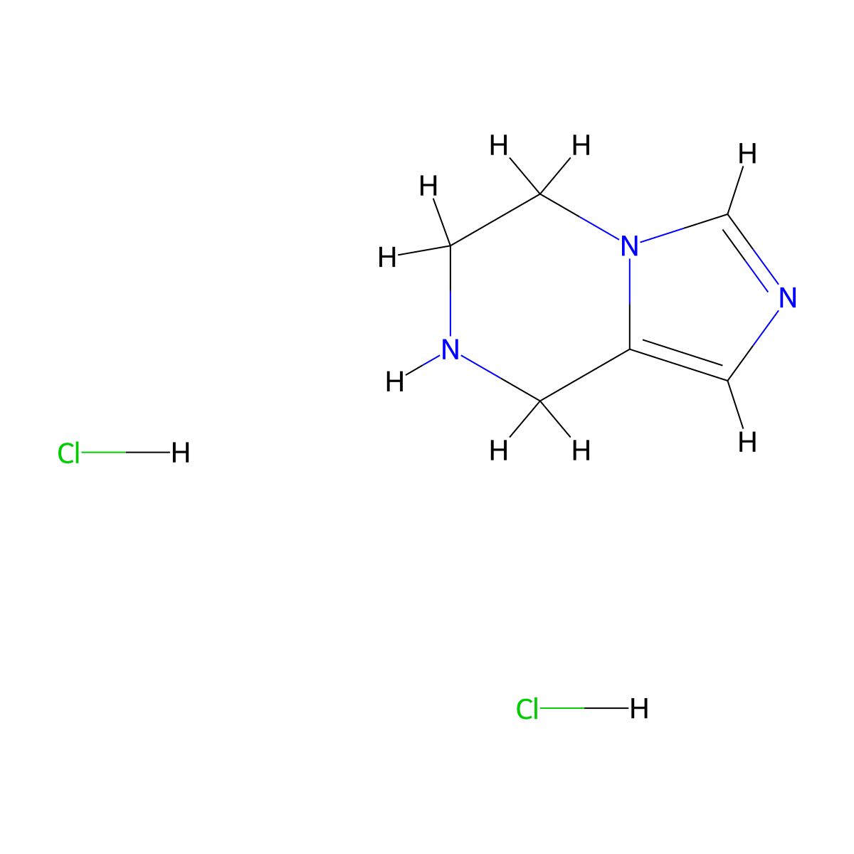 5,6,7,8-Tetrahydroimidazo[1,5-a]pyrazine dihydrochloride molecular structure, CAS 165894-10-0
