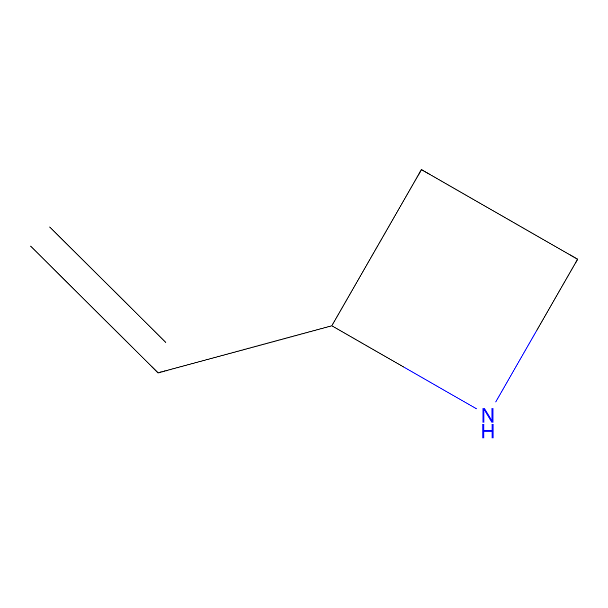 2-Vinylazetidine molecular structure, CAS 165903-22-0