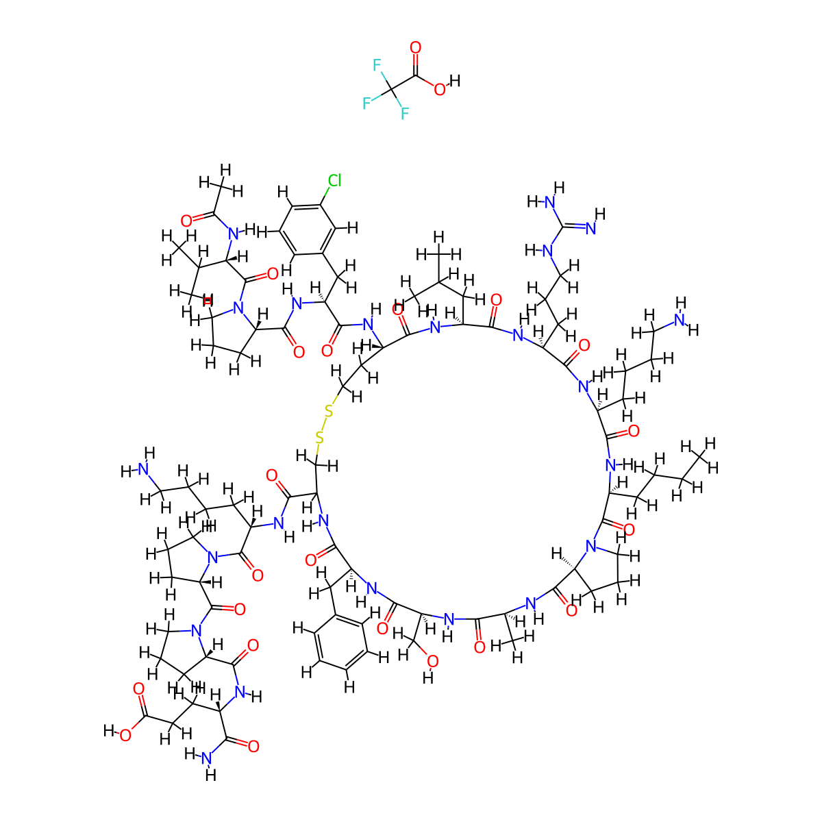 Yap-tead-IN-1 tfa molecular structure, CAS 1659305-79-9