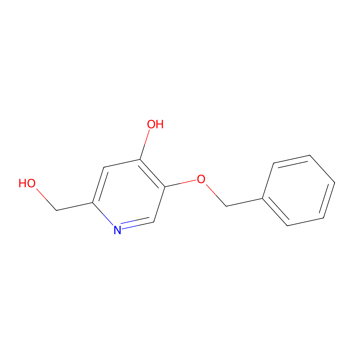 5-(Benzyloxy)-2-(hydroxymethyl)-1,4-dihydropyridin-4-one molecular structure, CAS 165948-37-8