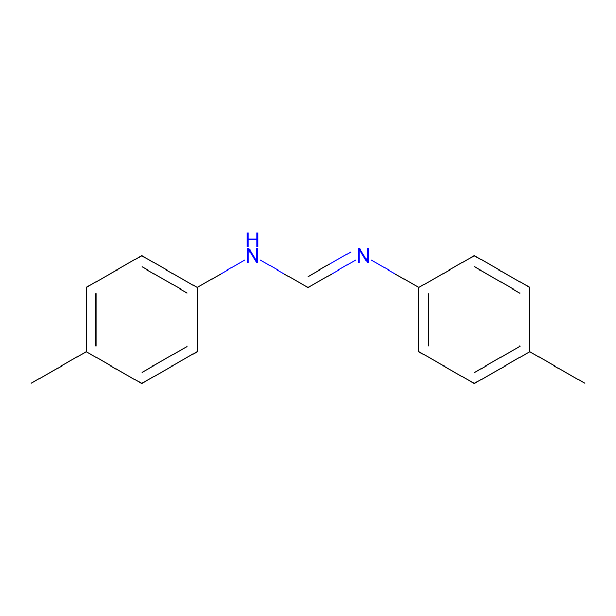 N,N'-Di-p-tolyl-formamidine molecular structure, CAS 16596-03-5