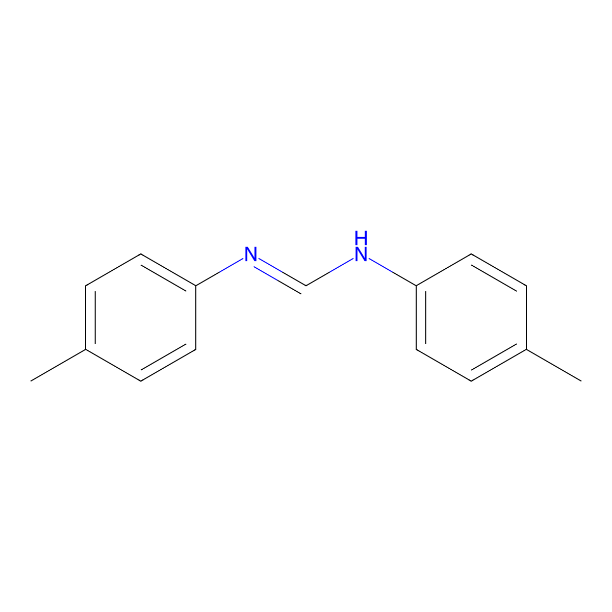 N,N'-Di-p-tolyl-formamidine molecular structure, CAS 16596-03-5