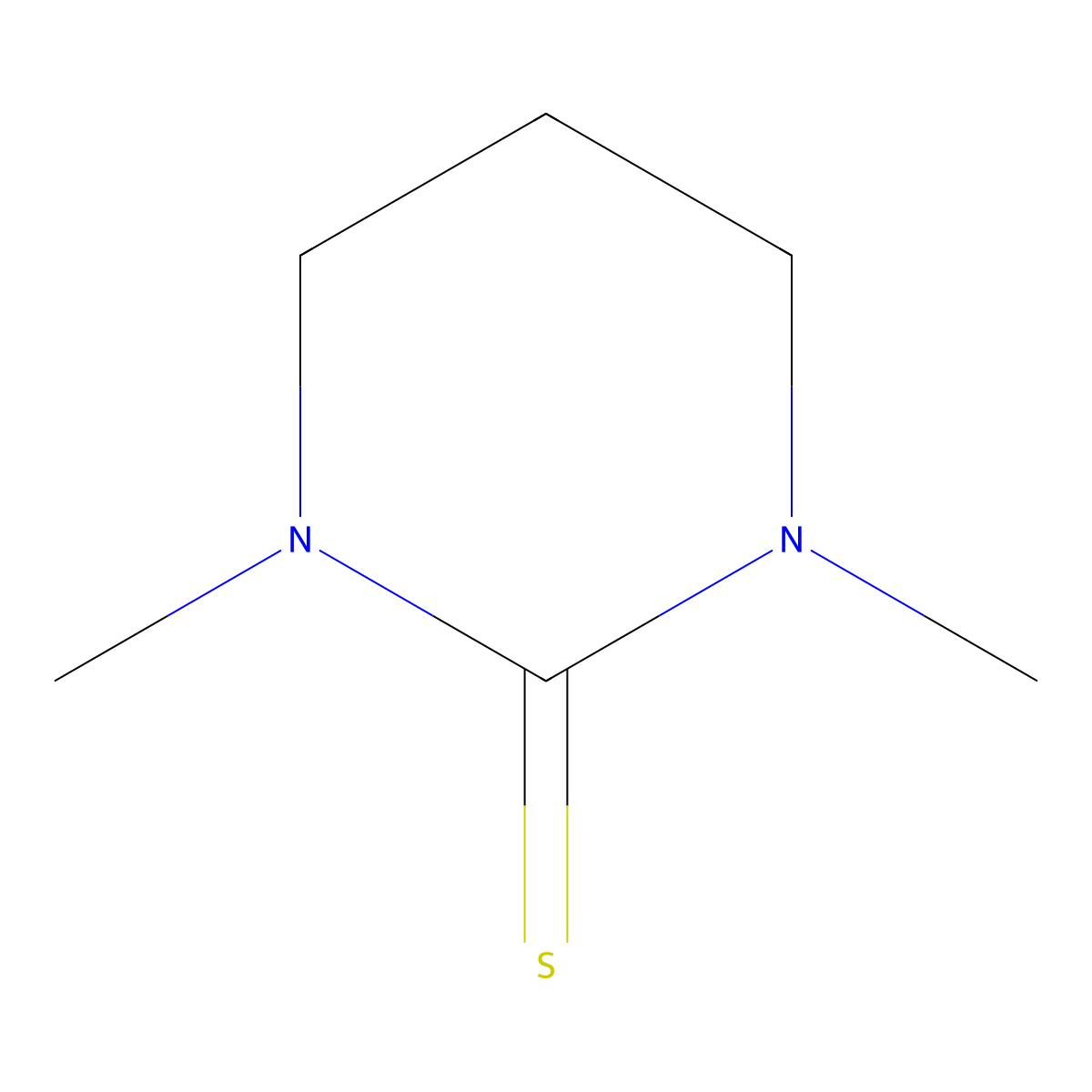2(1H)-Pyrimidinethione, tetrahydro-1,3-dimethyl- molecular structure, CAS 16597-35-6