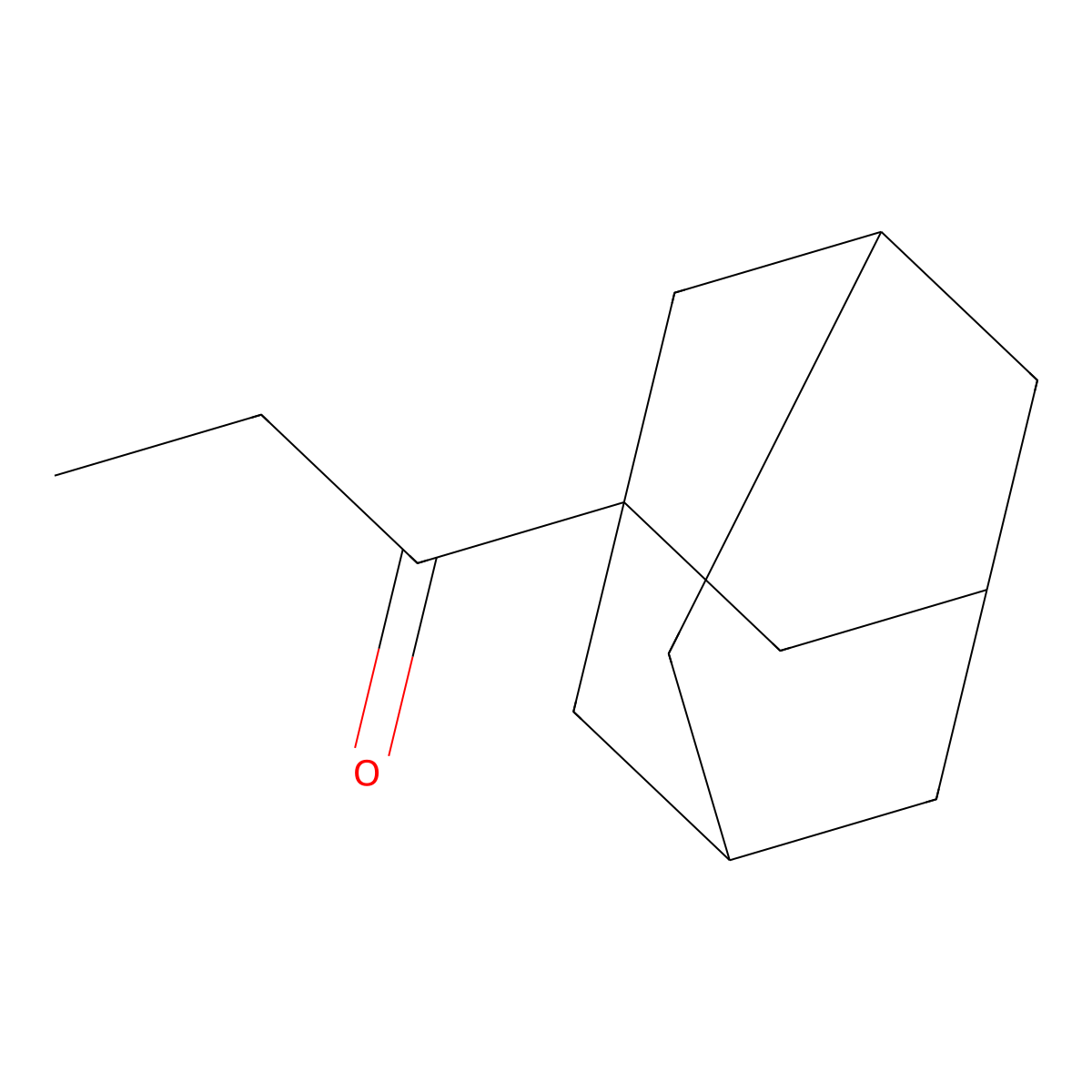 1-(1-Adamantyl)propan-1-one molecular structure, CAS 1660-05-5