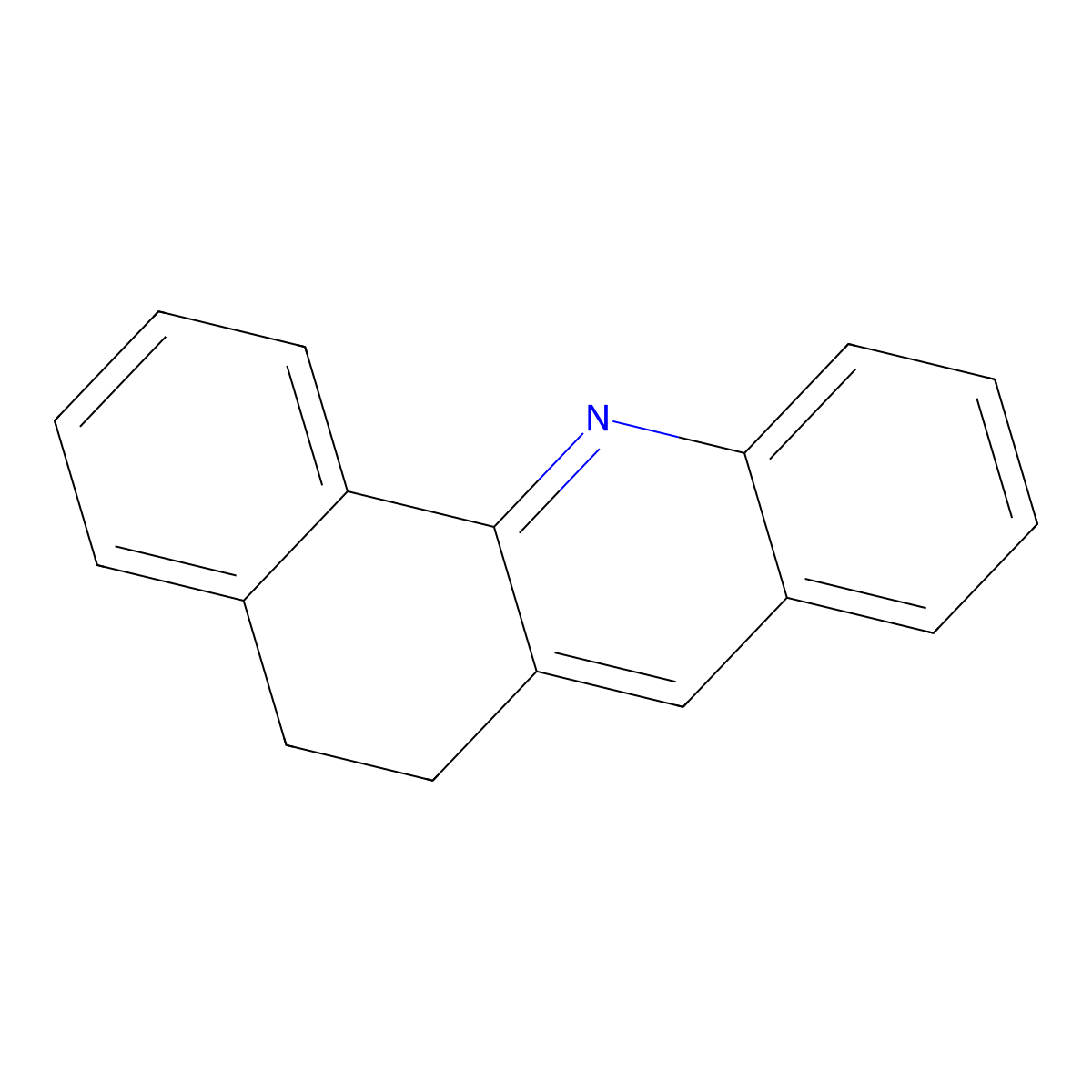 5,6-Dihydrobenzo[c]acridine molecular structure, CAS 16600-51-4