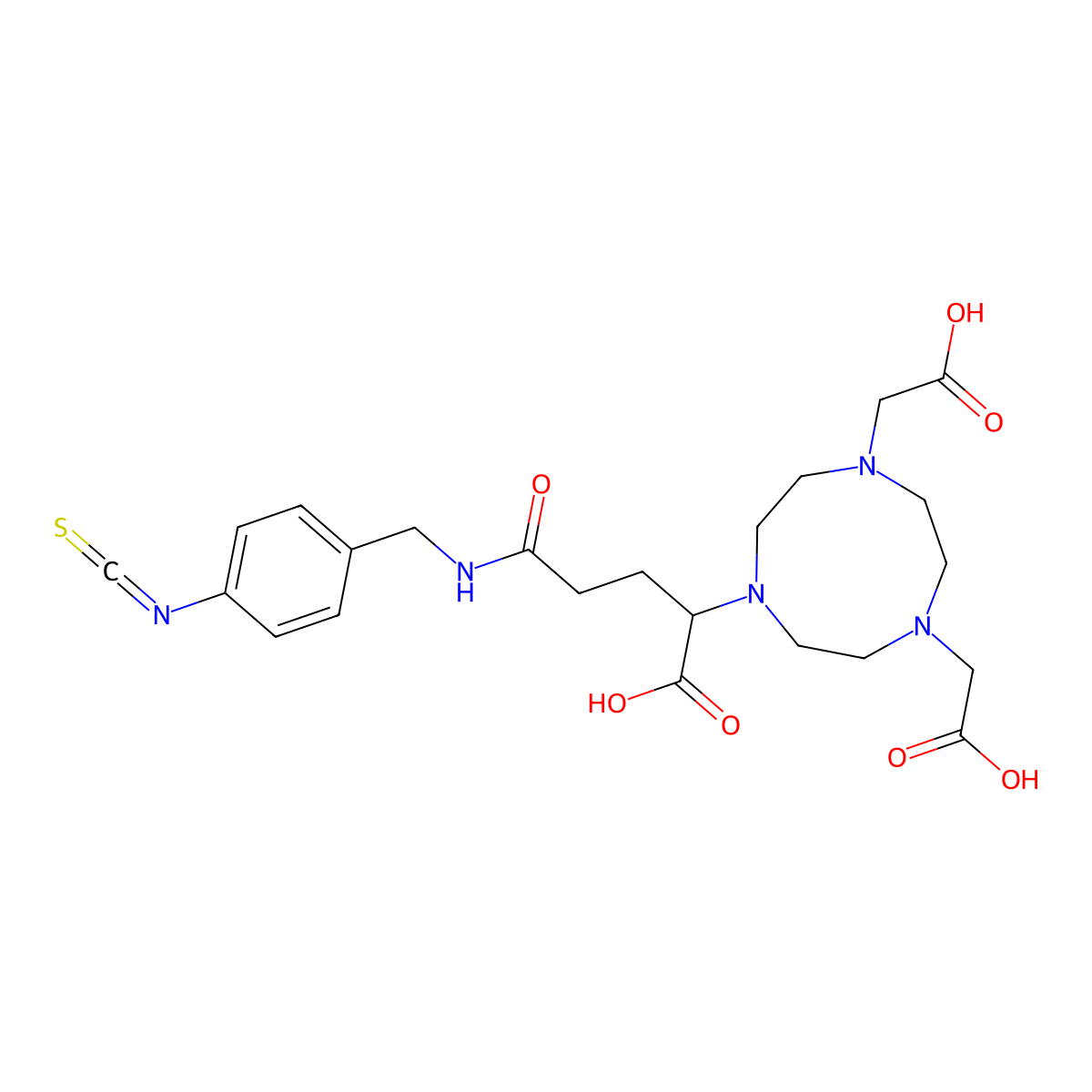p-NCS-benzyl-NODA-GA molecular structure, CAS 1660127-21-8