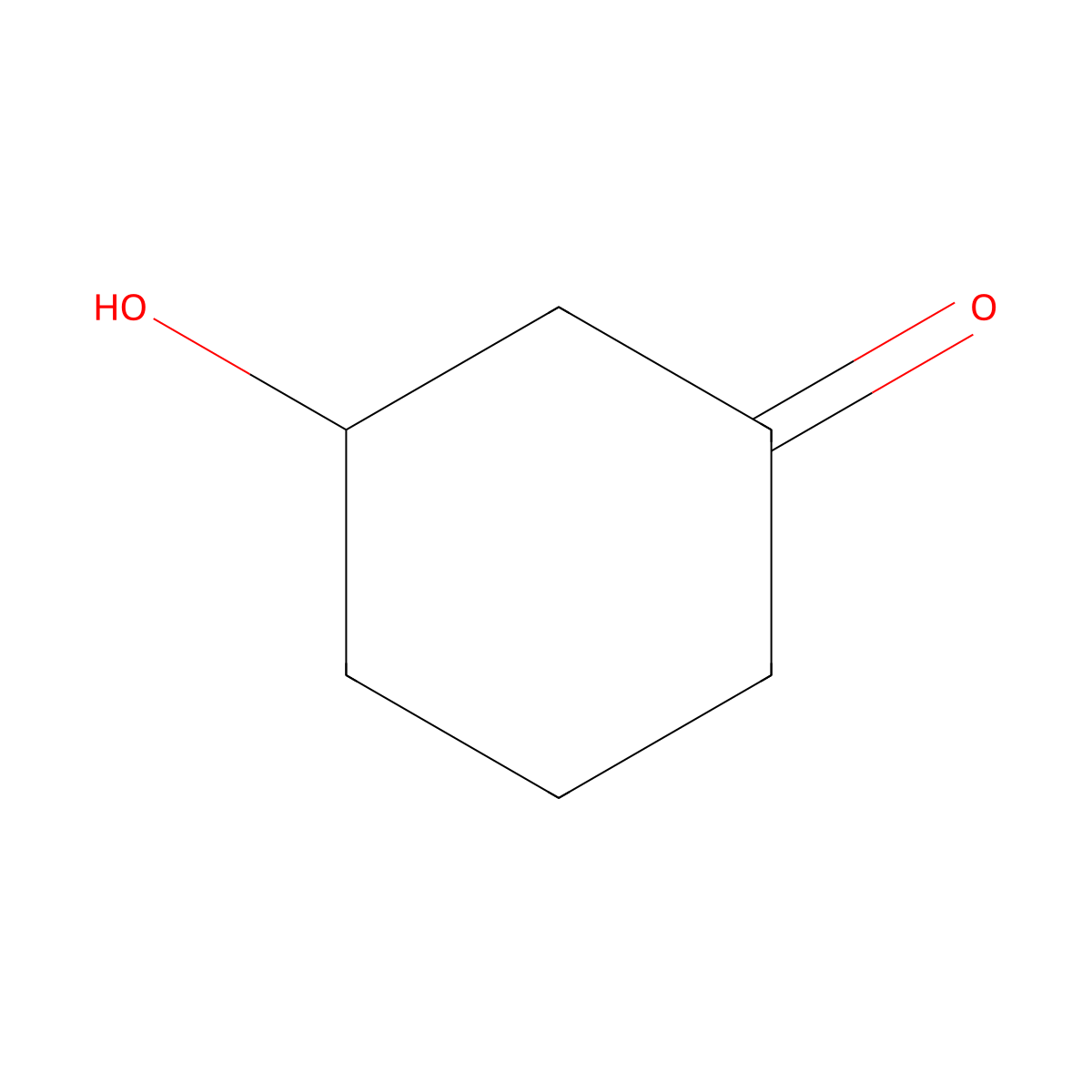 (S)-3-hydroxycyclohexanone molecular structure, CAS 166019-39-2